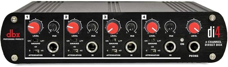 4-Channel DI Box