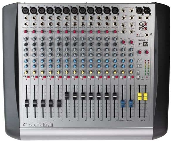 Spirit E12 / 12-Channel Soundcraft Mixer